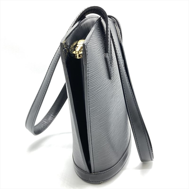 Louis Vuitton Saint Jacques Noir Black Tote Bag Epi M52262 Black Gold Hardware
