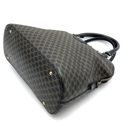 Celine Dm98/1 Handbag PVC Macadam Brown Black Ladies Men Fashion Vintage Gift