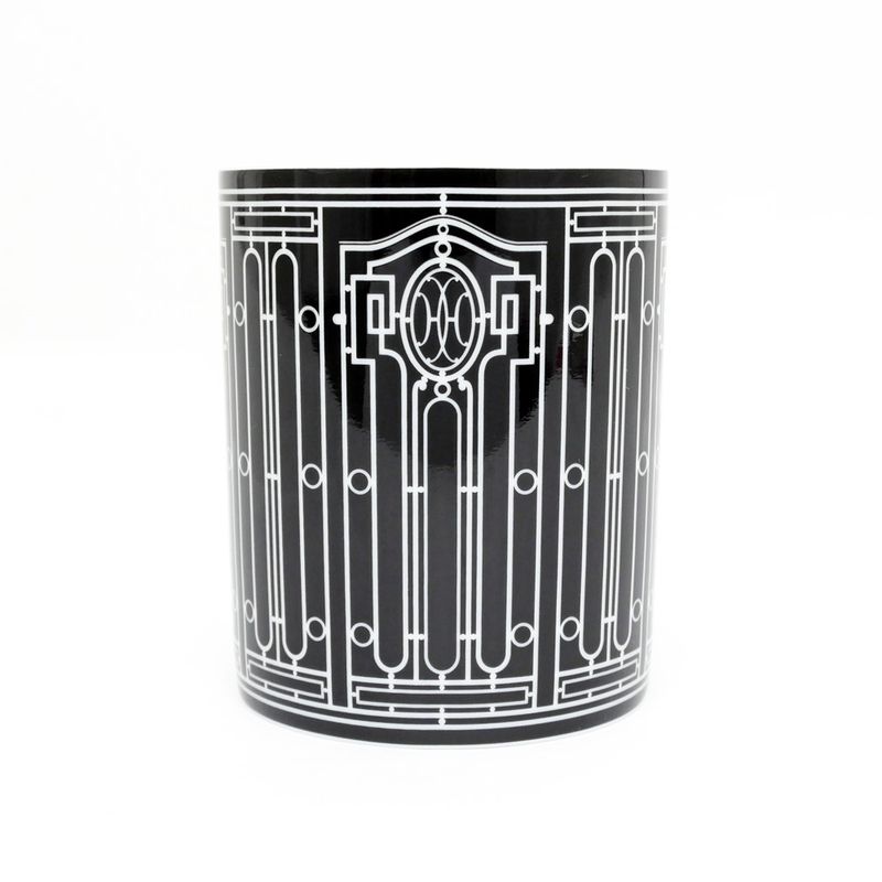 Hermes Mug H DECO Black White Ceramic Tableware Accessories Others