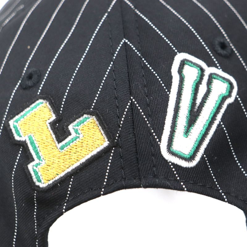 Louis Vuitton Mp3407 Casket Croco Malletier Hat Baseball Cap Black Purple Gold