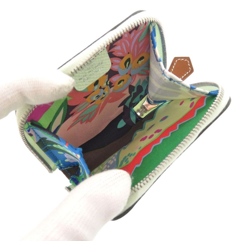 Hermes Azap Silk Quin Compact Mini Vaux Epson Verre Fizz Stamped W (2024) Coin