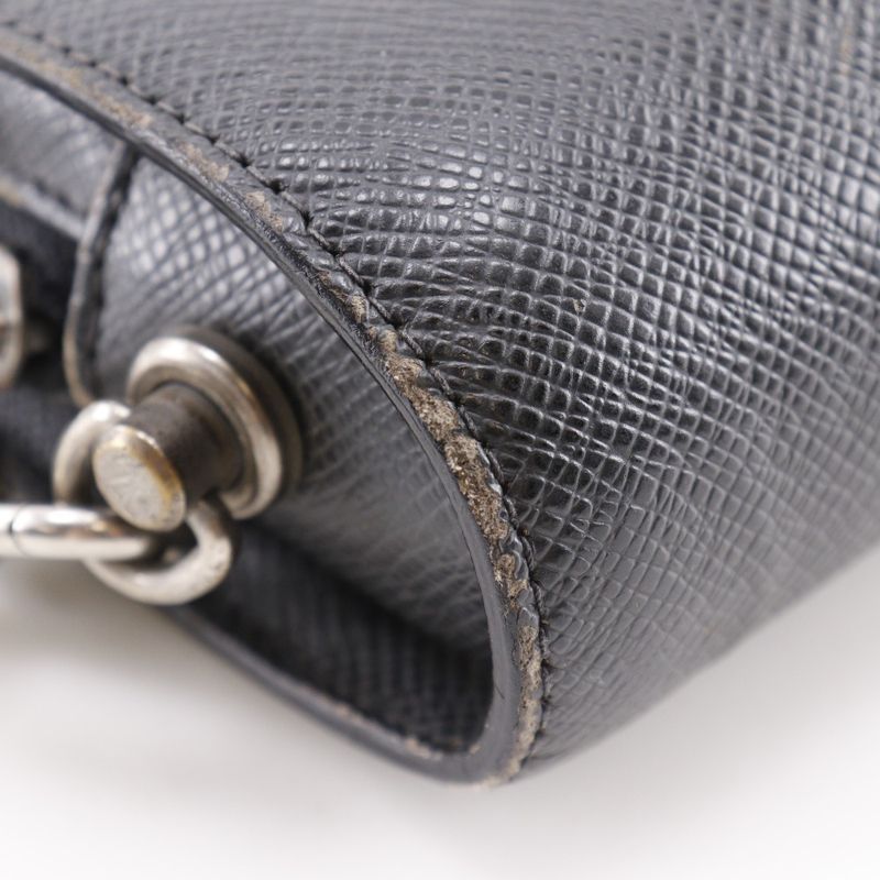 Louis Vuitton Baikal M30182 Taiga Ardoise Black Vi0094 Men's Second Bag