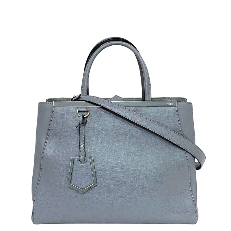 Fendi 2way Bag Toujours Blue Gray 8bh250