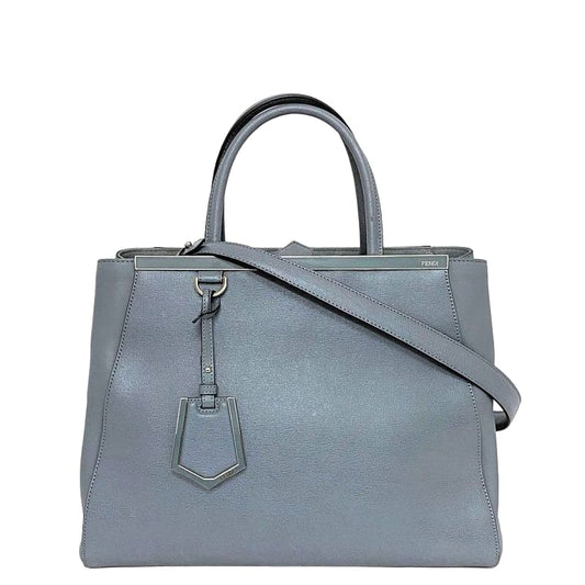 Fendi 2way Bag Toujours Blue Gray 8bh250