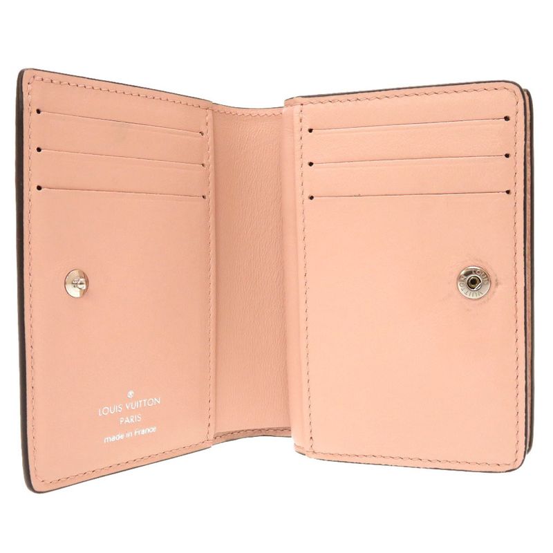 Louis Vuitton Monogram Mahina Portefeuille Cles A Magnolia M80629 IC Tag Fold