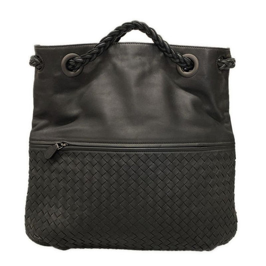 Bottega Veneta Julie Tote Bag Black Leather
