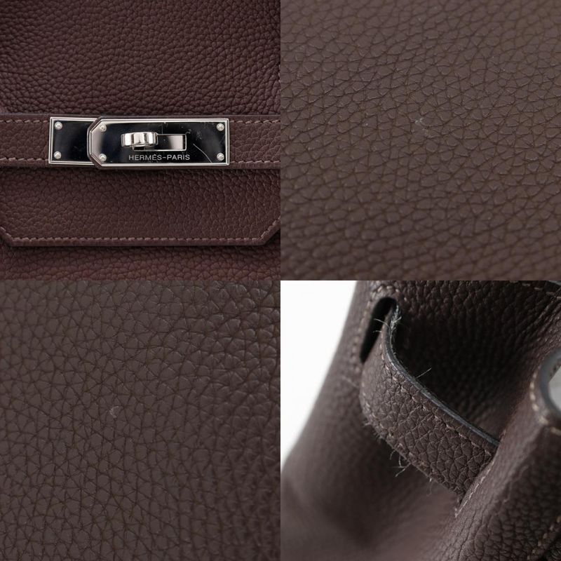 Hermes Birkin 40 Togo Brown/silver Hardware □K Ladies Handbag