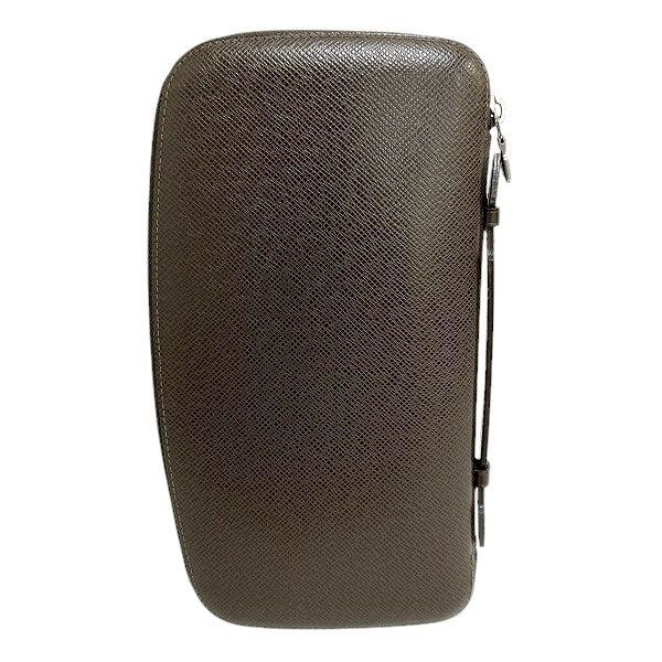 Louis Vuitton Taiga Organizer Atholl M30658 Long Wallet Travel Case Men's