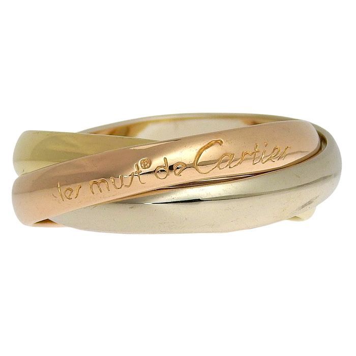 Cartier Trinity Ring Small Model 18K Yellow Gold 18K White Gold 18K Pink Gold