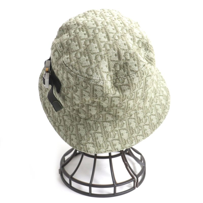 DIOR Homme 293c906j5763 Oblique Cotton Polyester Allover Jacquard Hat With