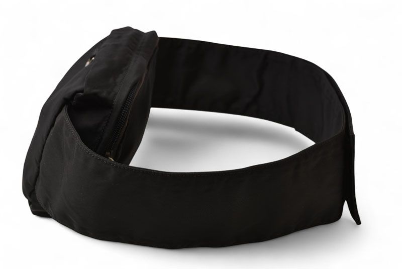 Prada Waist Bag Waist Pouch Body Bag Prada Nylon NERO Black Men Women