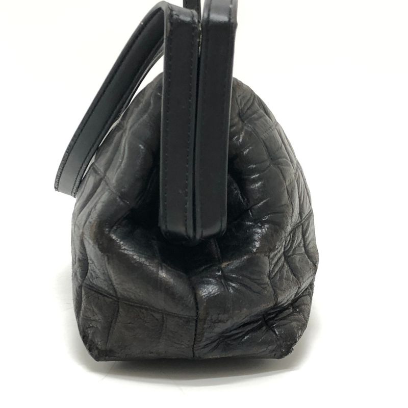 Chanel Shoulder Bag Chocolate Bar Lambskin Black