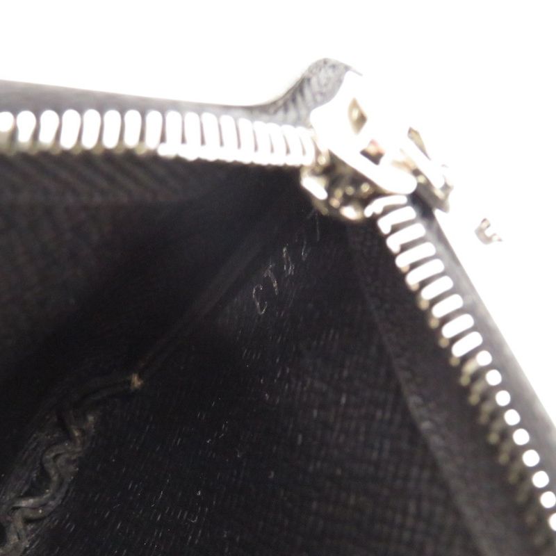Louis Vuitton Pochette Cles Damier Graphite N60155 Black Coin Case LV 1070