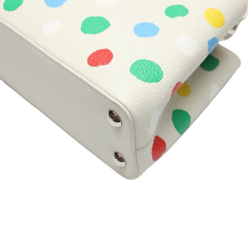 Louis Vuitton M21637 Painted Dot Handbag Capucines BB Yayoi Kusama Shoulder Bag