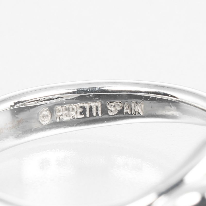 Tiffany & Co Open Wave Silver 925 Size 9 Ladies' 3.2g Ring