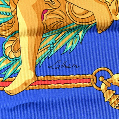 HERMES Silk Scarf 90 Hommage A Charles Garnier Architecte De L'Opera De Paris
