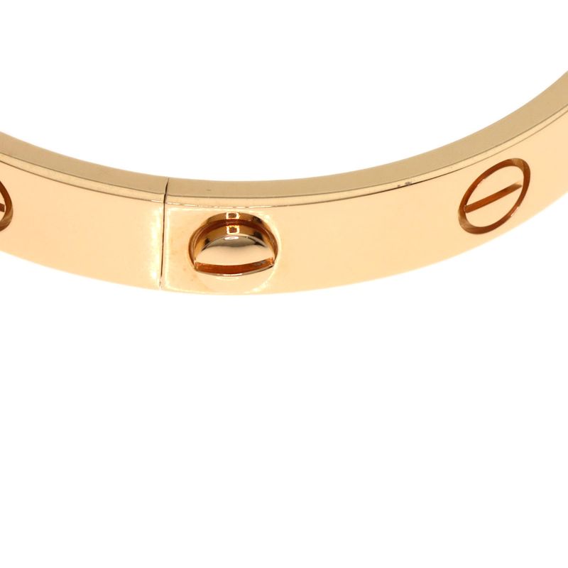 Cartier Love Bracelet #16 With Screwdriver Bracelet 18K Pink Gold Ladies
