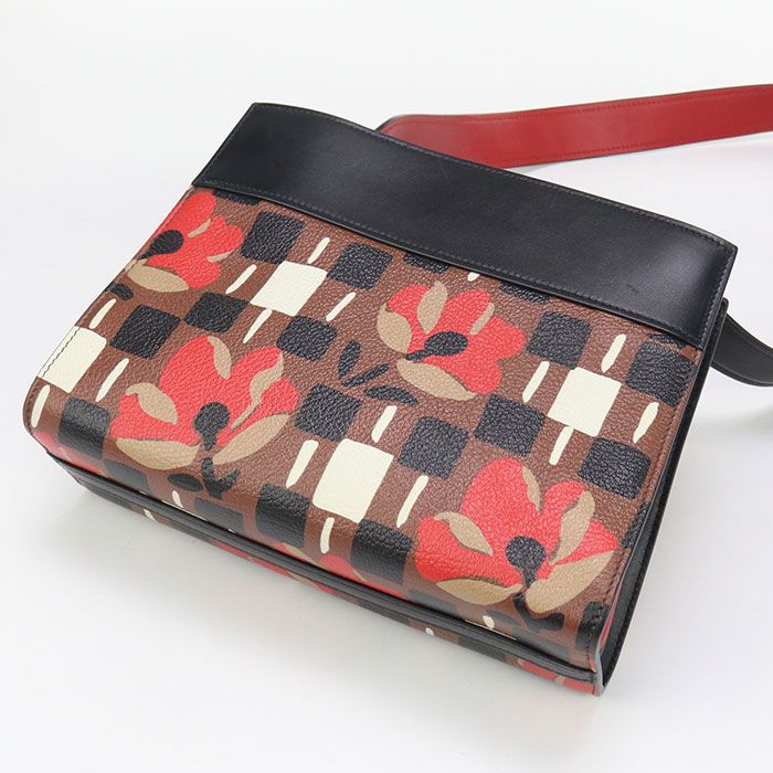 Prada Shoulder Bag Bibliotheque Pr85564 Shoulder Bag Leather Shoulder Bag Ladies