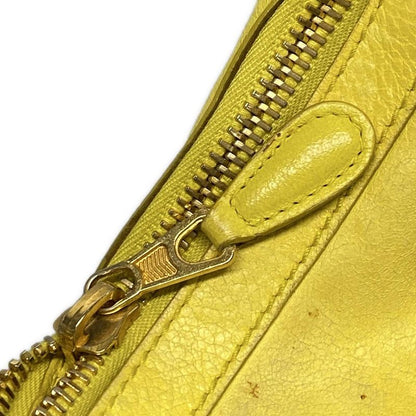 Balenciaga Shoulder Bag Editors Bag Giant Hobo 177288 Yellow Leather