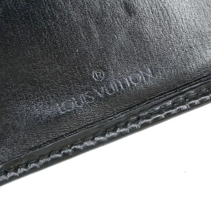 Louis Vuitton Bifold Wallet Epi Black Leather M63542 07bs052