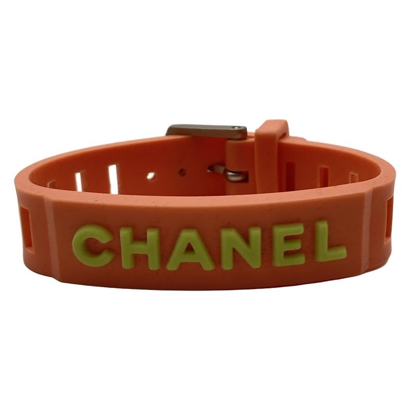 Chanel Bracelet - Orange×light Green×silver