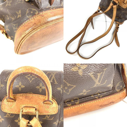 Louis Vuitton Backpack Sac Mini Montsouris M51137 Monogram Canvas Brown