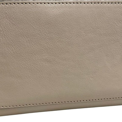 Gucci Tote Bag Diana Bamboo 655658 Leather Double G Beige Gold Hardware Gucci