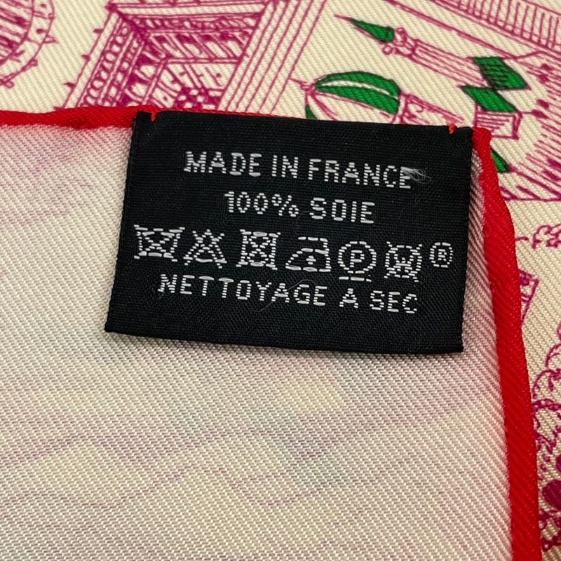 Hermes Carré 90 La Cite Cavaliere Cite Cavaliere 100% Silk Scarf Multicolor