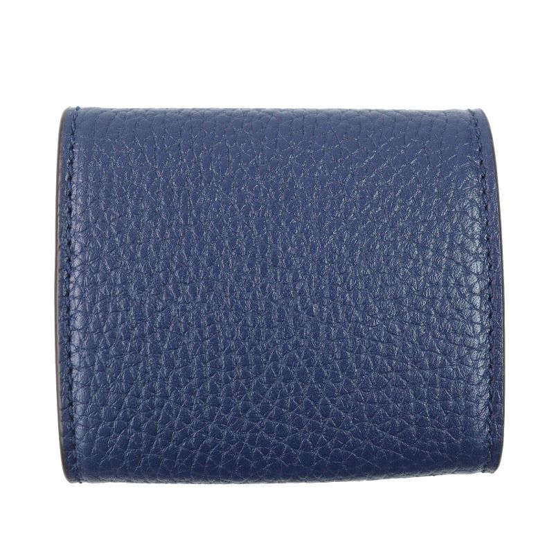 Gucci 771160 Logo Hardware Leather Coin Case Coin Purse Compact Wallet Current