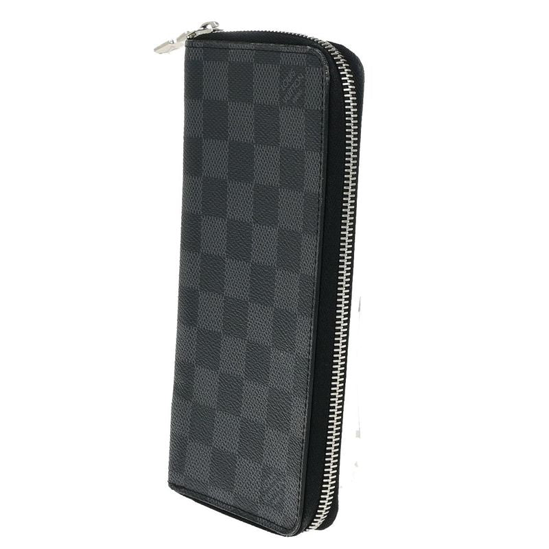 Louis Vuitton Long Zippy Wallet Vertical Damier 86ka436