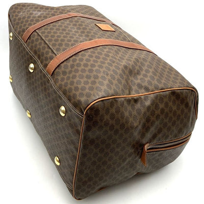 Celine Mc97/2 Boston Bag Travel Bag Travel Bag Macadam Brown PVC Vintage Ladies