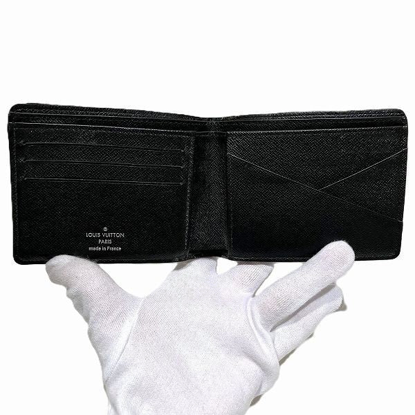 Louis Vuitton Monogram Eclipse Portefeuille M61695 Wallet Bifold Wallet For Men