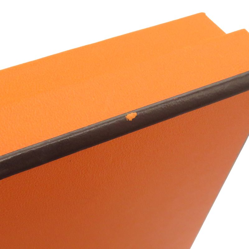 Hermes Necklace Col H Pendant Metal Lacquer Gray and Silver Hardware Horn Motif