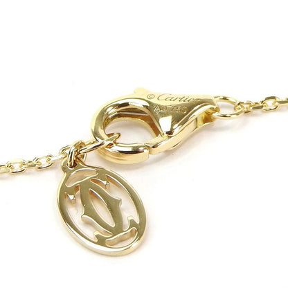 Cartier Necklace Diamants Légers Diamonds 750 YG 18K Gold Approx 2.2g Yellow