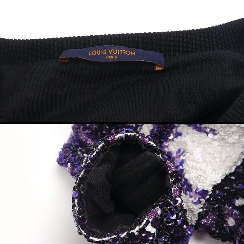 Louis Vuitton LV Smoke Sequined Sweatshirt Virgil Abloh M