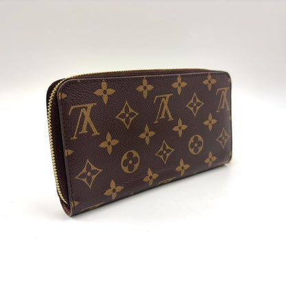Louis Vuitton Zippy Wallet Monogram RFID Compatible PVC Brown Round Zipper Long