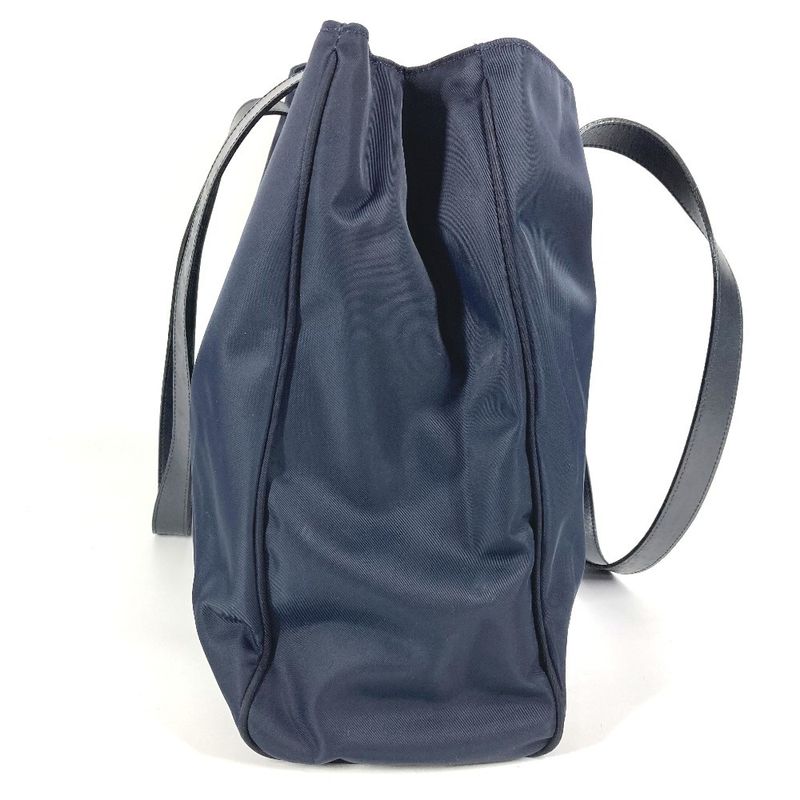 Fendi Shoulder Bag FF Logo Extra Large Nylon Navy