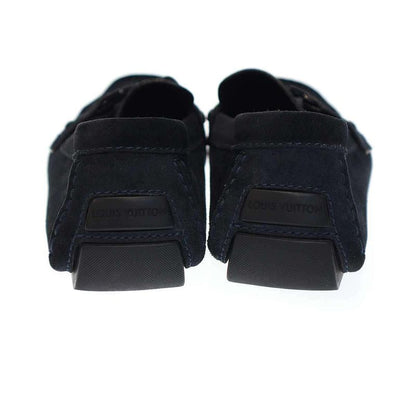 Louis Vuitton Suede Driving Shoes Navy 10