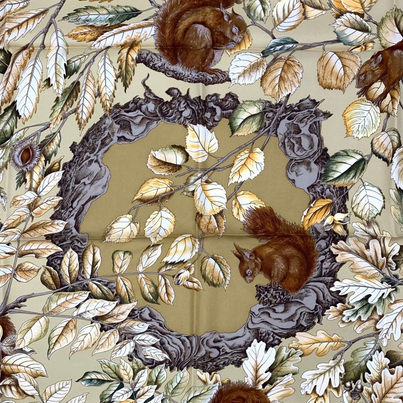 Hermes Carre 90 Casse Noisette Nutcracker Silk Scarf