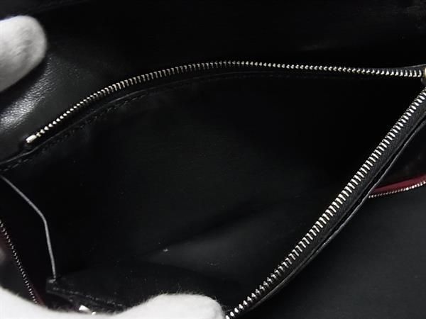 Celine Leather Round Zipper Long Wallet Billfold Coin Purse Card Holder Pink