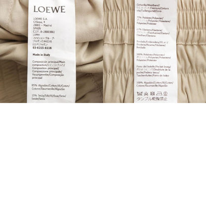 Loewe Anagram Cropped Trousers Pants Bottoms S359y04xe4 Beige M