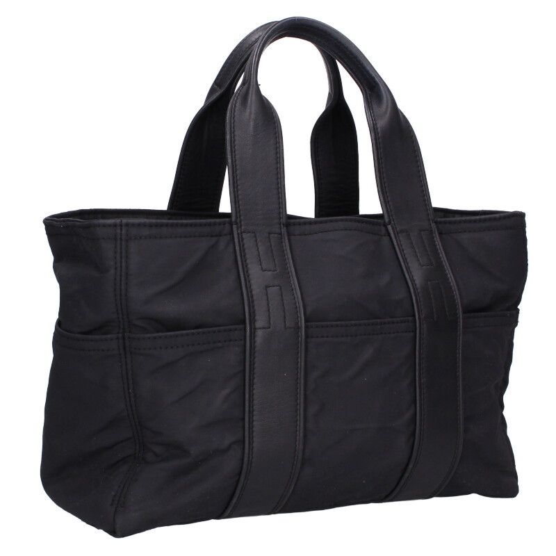 Hermes Acapulco PM Leather Nylon Handbag Ladies PM