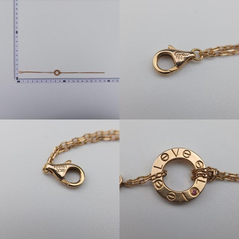 Cartier Love Circle Diamond Gold Au750 B6036700 Pz0161