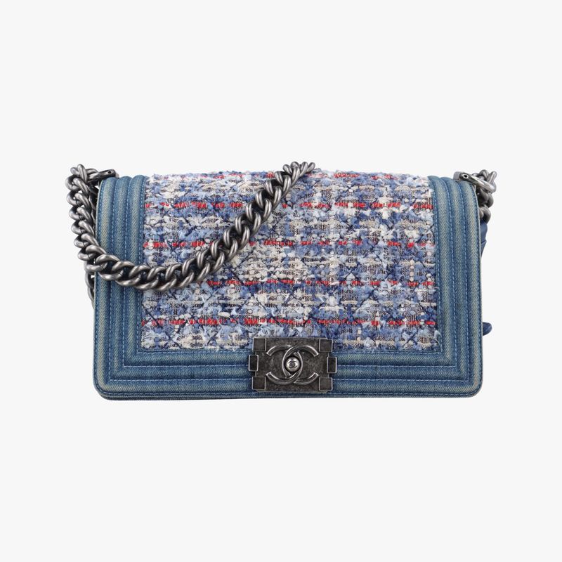 Chanel Boy Chanel Blue And Multicolor Denim A67086 19106227