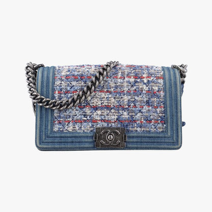 Chanel Boy Chanel Blue And Multicolor Denim A67086 19106227