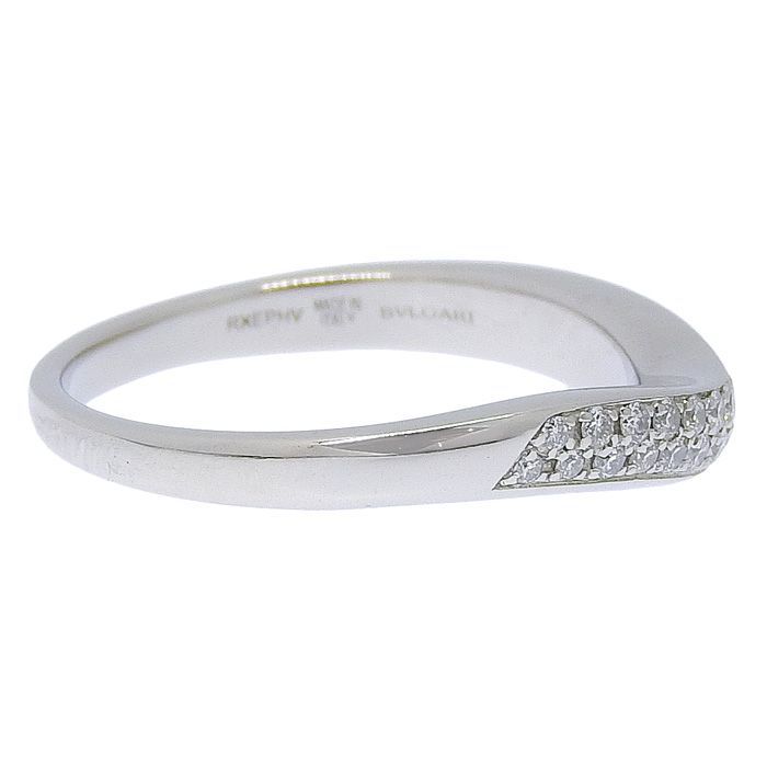 Bvlgari Bulgari Corona Pave Diamond Ring Pt950 Platinum Diamond #8 Ring