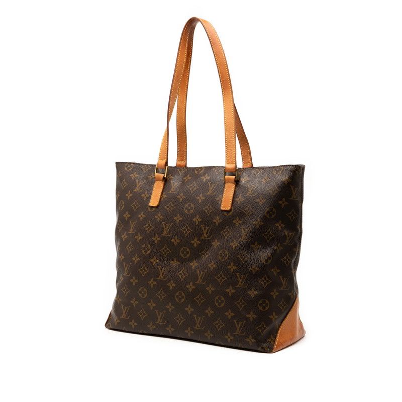 Louis Vuitton Monogram Cabas Mezzo One Shoulder Bag Tote Bag M51151 Brown PVC