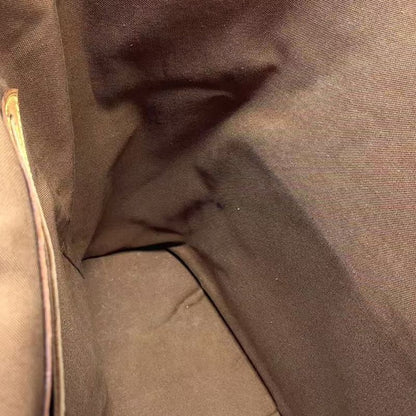 Louis Vuitton Montsourisgm Monogram Leather × PVC Brown Backpack Gold M51135