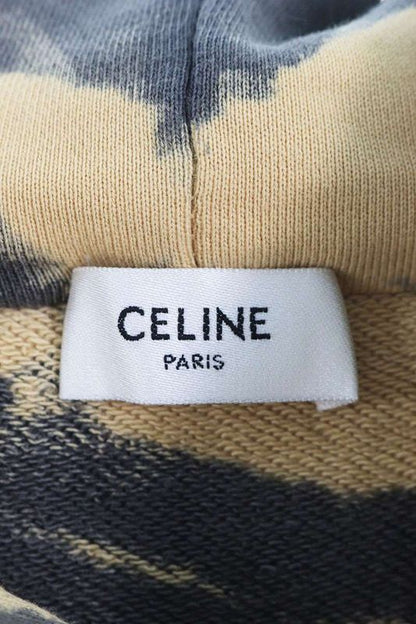 Celine 2y85a333u Tie-dye Logo Belt Pullover Hoodie Men's L