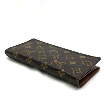 Louis Vuitton Monogram Portefeuille Brazza M66540 Long Wallet Bifold Wallet
